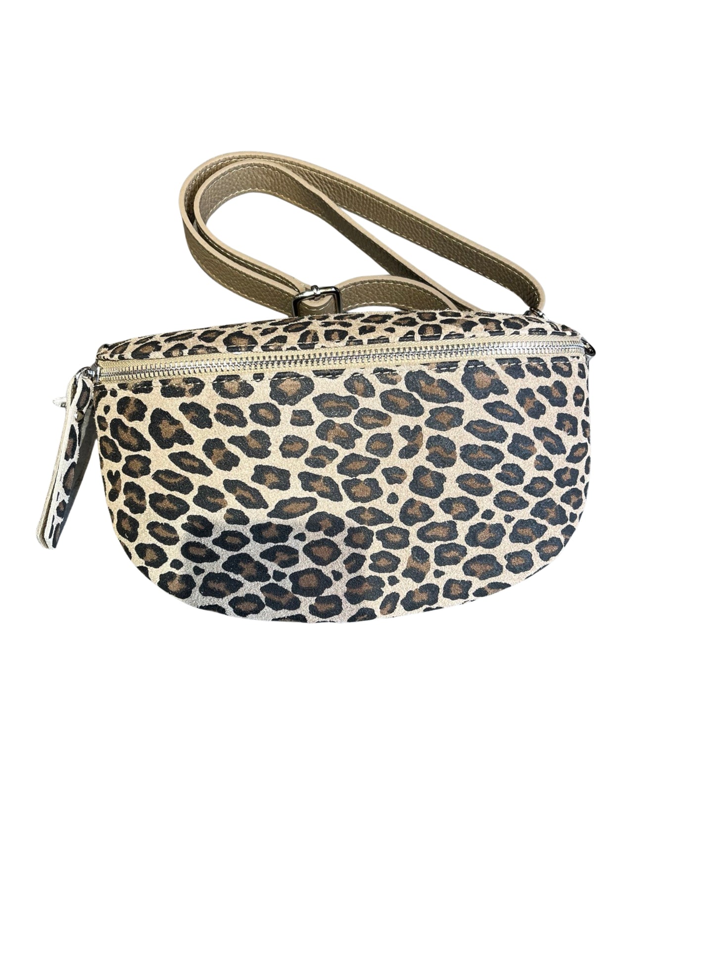 SAC BANANE LINA CUIR LEOPARD