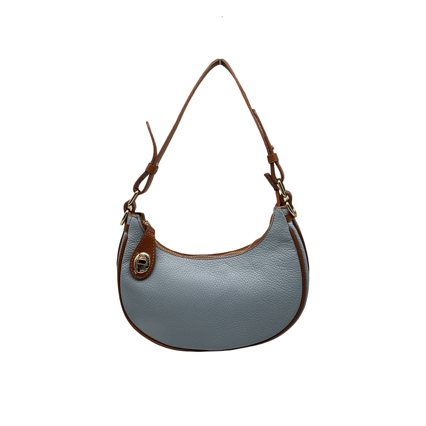 SAC DEMILUNE CUIR GRAINE JOEL