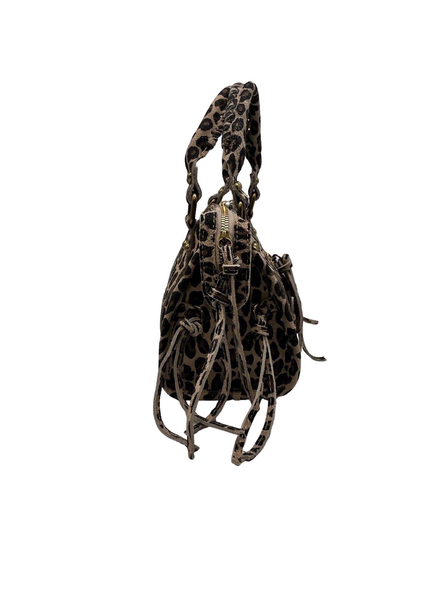 SAC CUIR LEOPARD CAPUCINE SMALLP