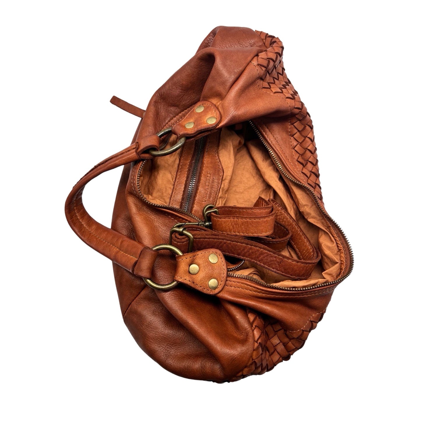 SAC EPAULE CUIR WASHED LISON