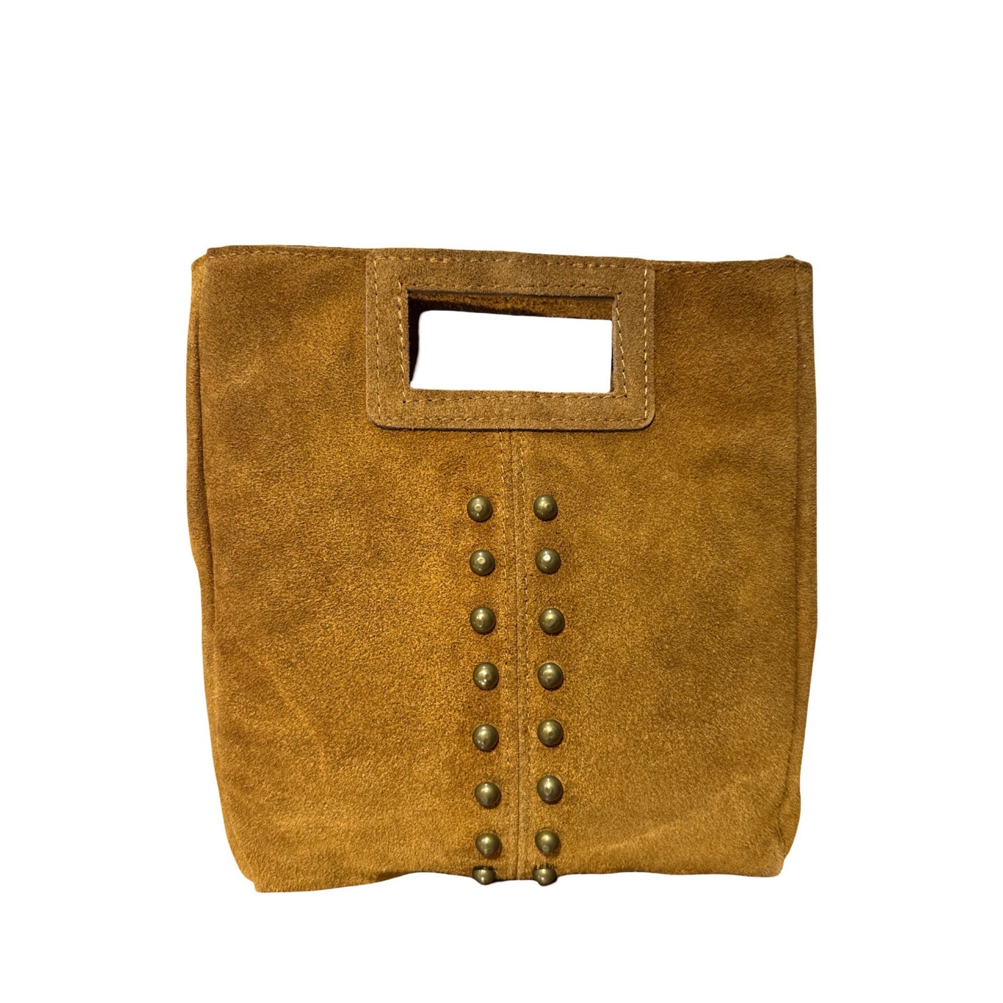 SAC CUIR DAIM MARION SIMPLE CLOUTÉ