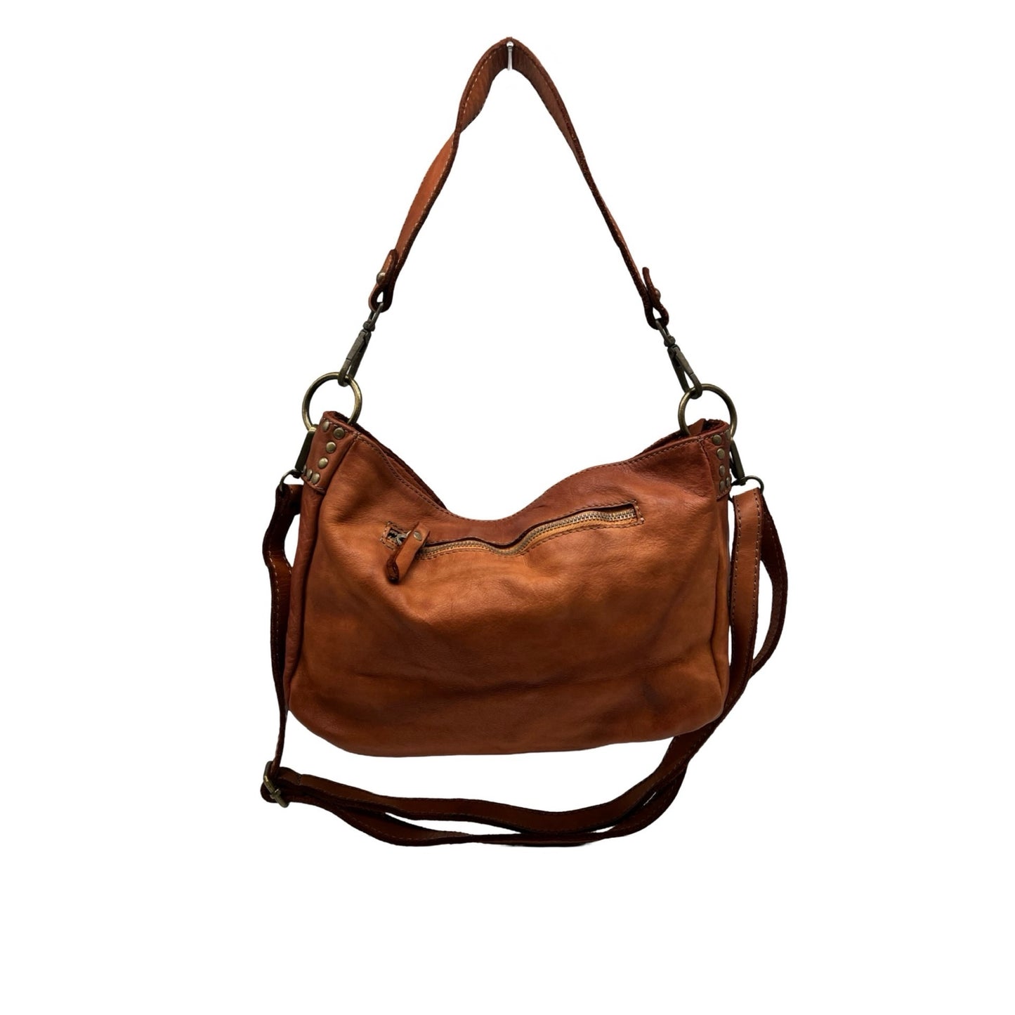 SAC EPAULE CUIR WASHED NAIA