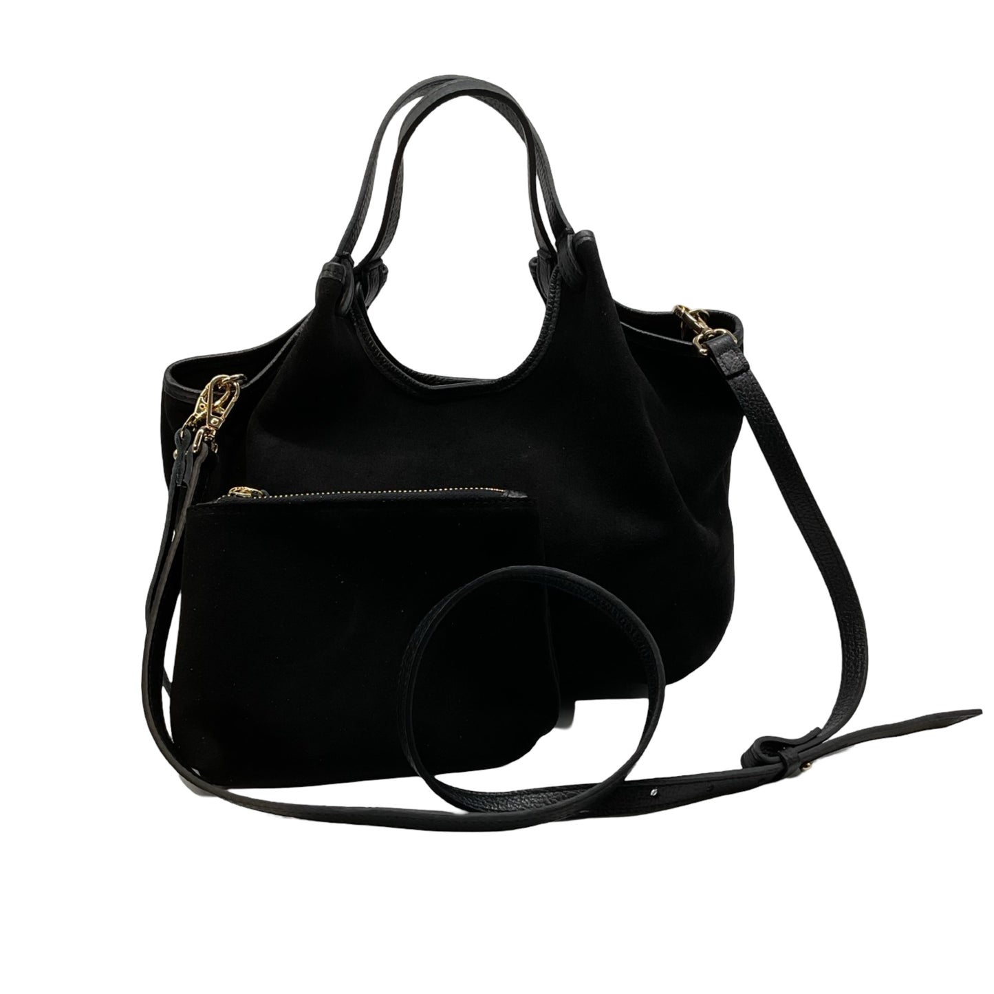 SAC MAIN CUIR SUEDE OLGA MEDIUM