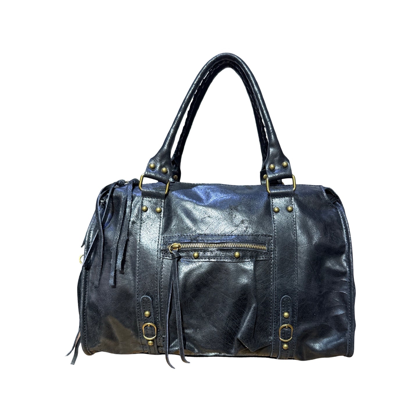 SAC A MAIN CUIR MATE CAPUCINE LARGE