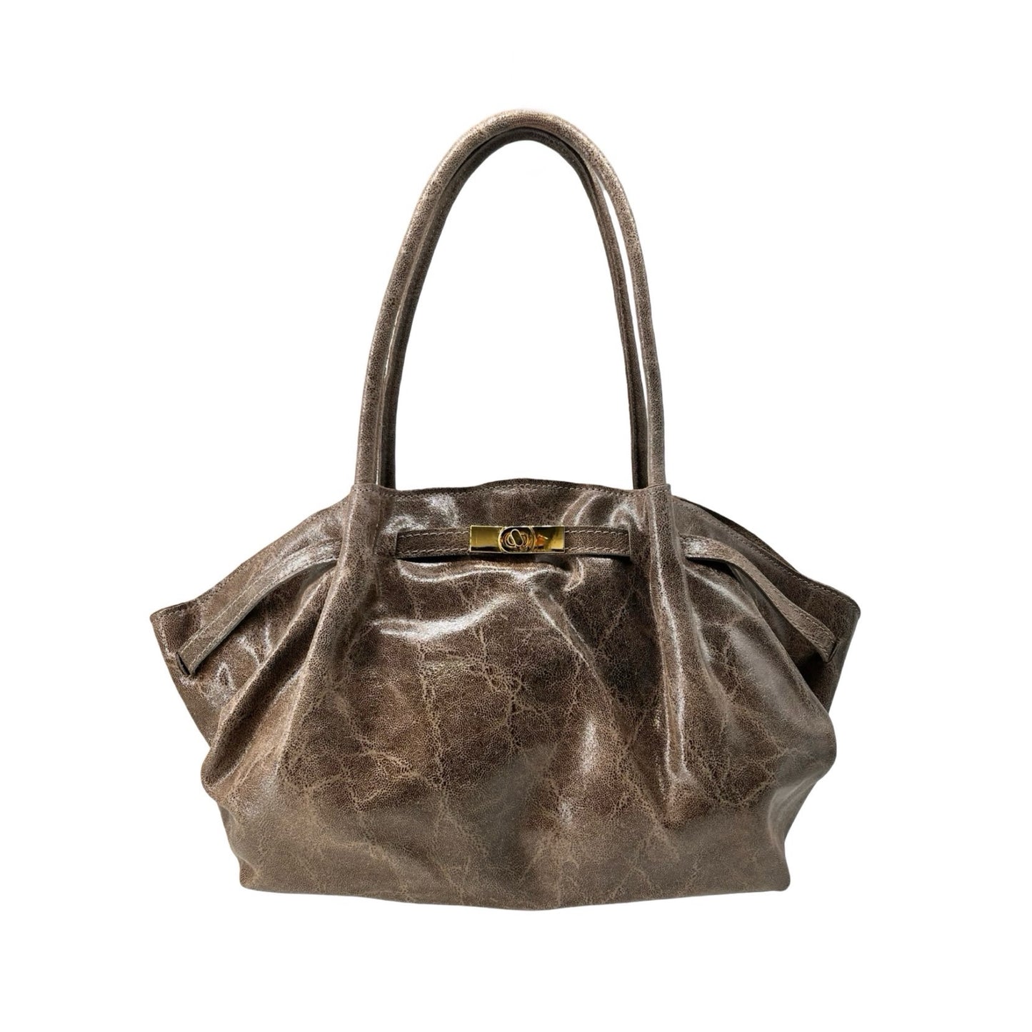 SAC SHOPPING CUIR BROSSE JANNET