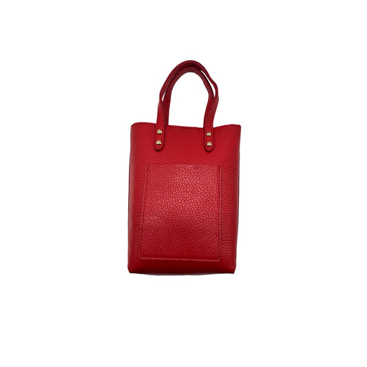 SAC BANDOULIERE CUIR GRAINE ROSEILLE