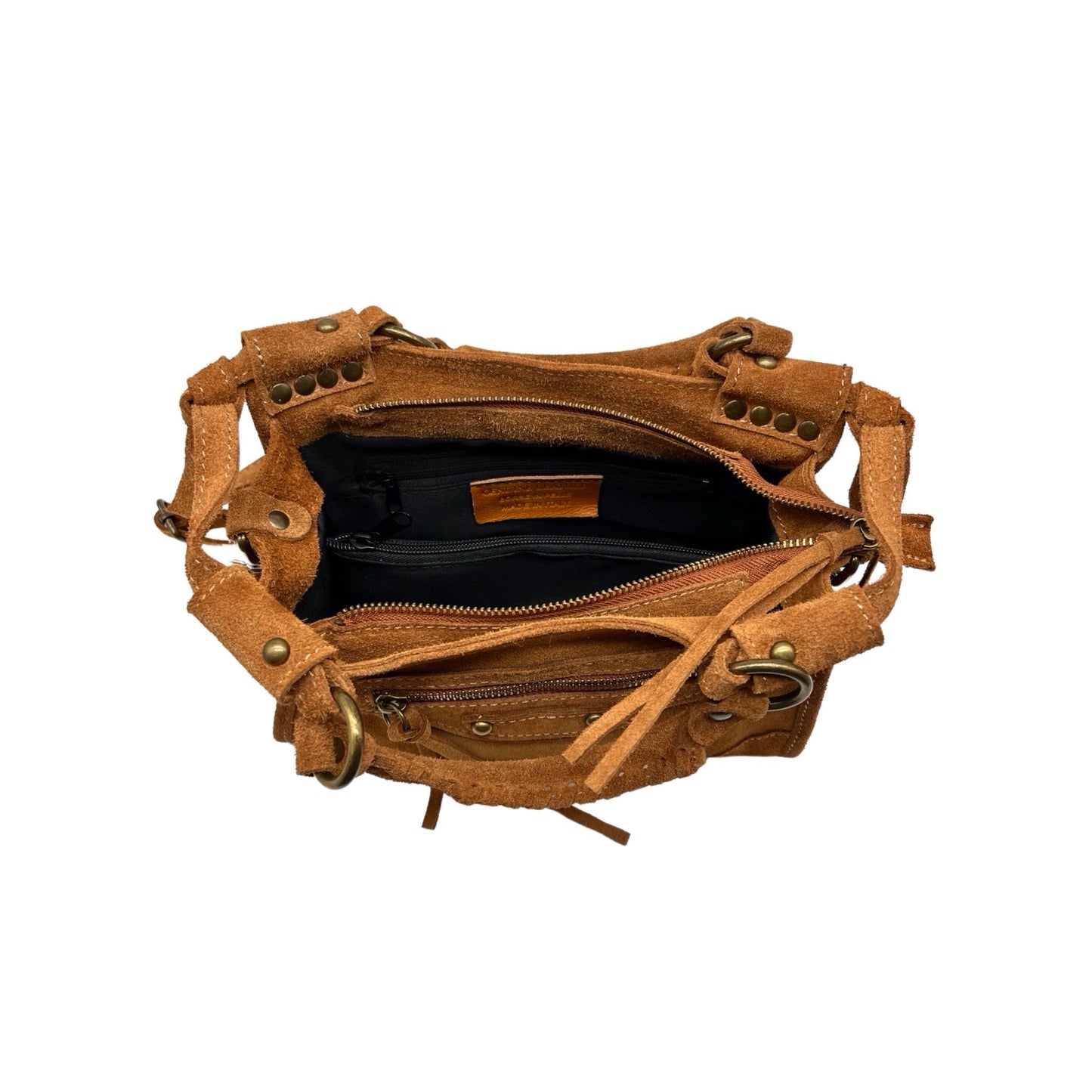 SAC A MAIN CUIR DAIM OLAYA