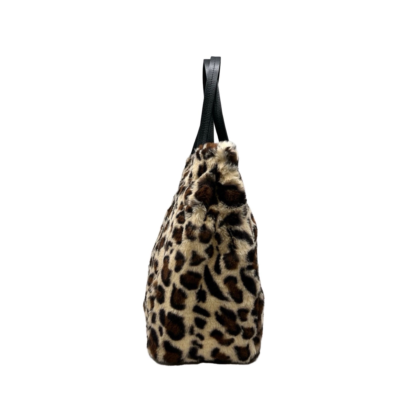 SAC FOURURE GARNI CUIR