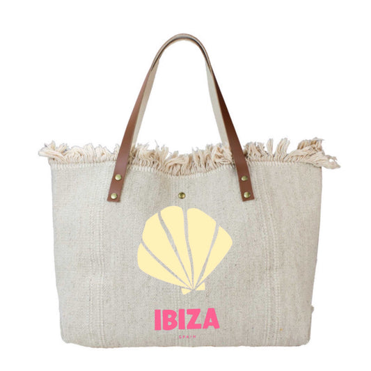SAC COTTON GARNI CUIR IBIZA