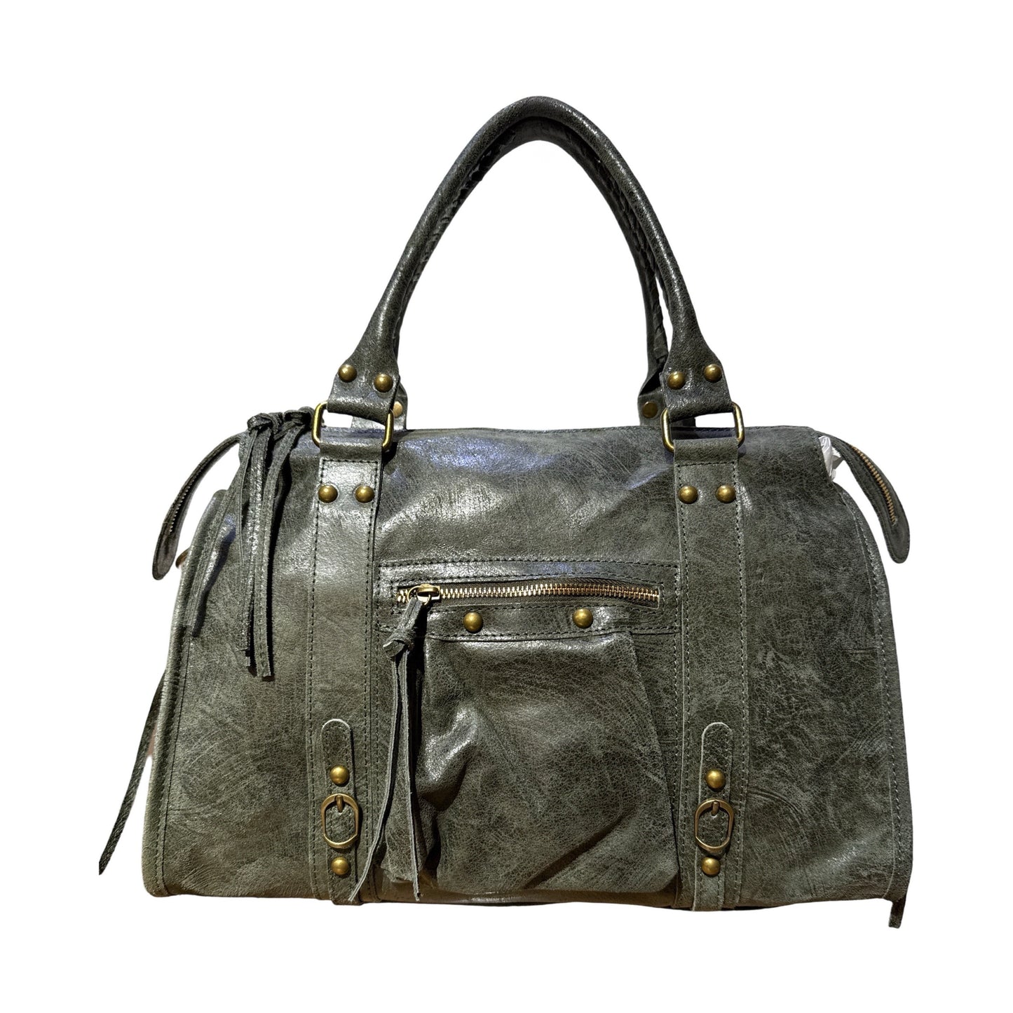 SAC A MAIN CUIR MATE CAPUCINE LARGE