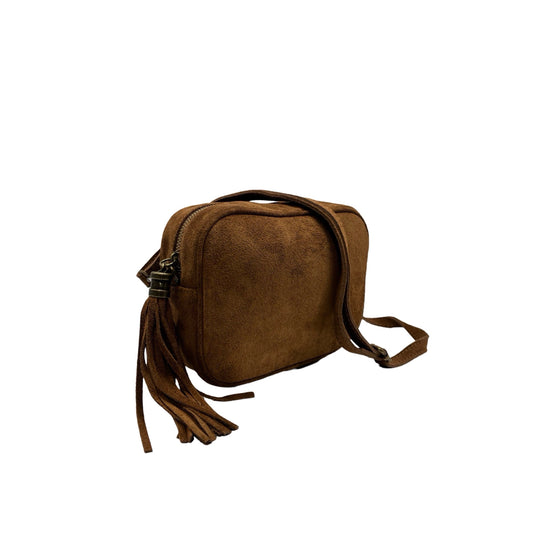 SAC BANDOULIERE CUIR SUEDE SIMPLE