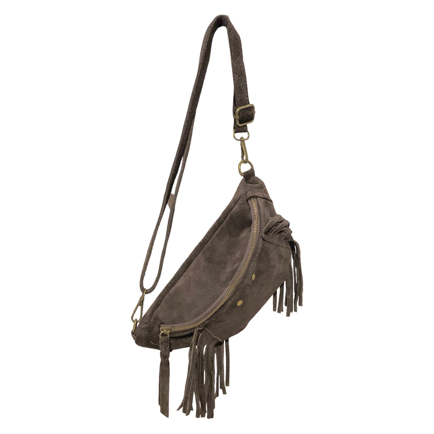 SAC BANANE CUIR SUEDE ESPERANZA