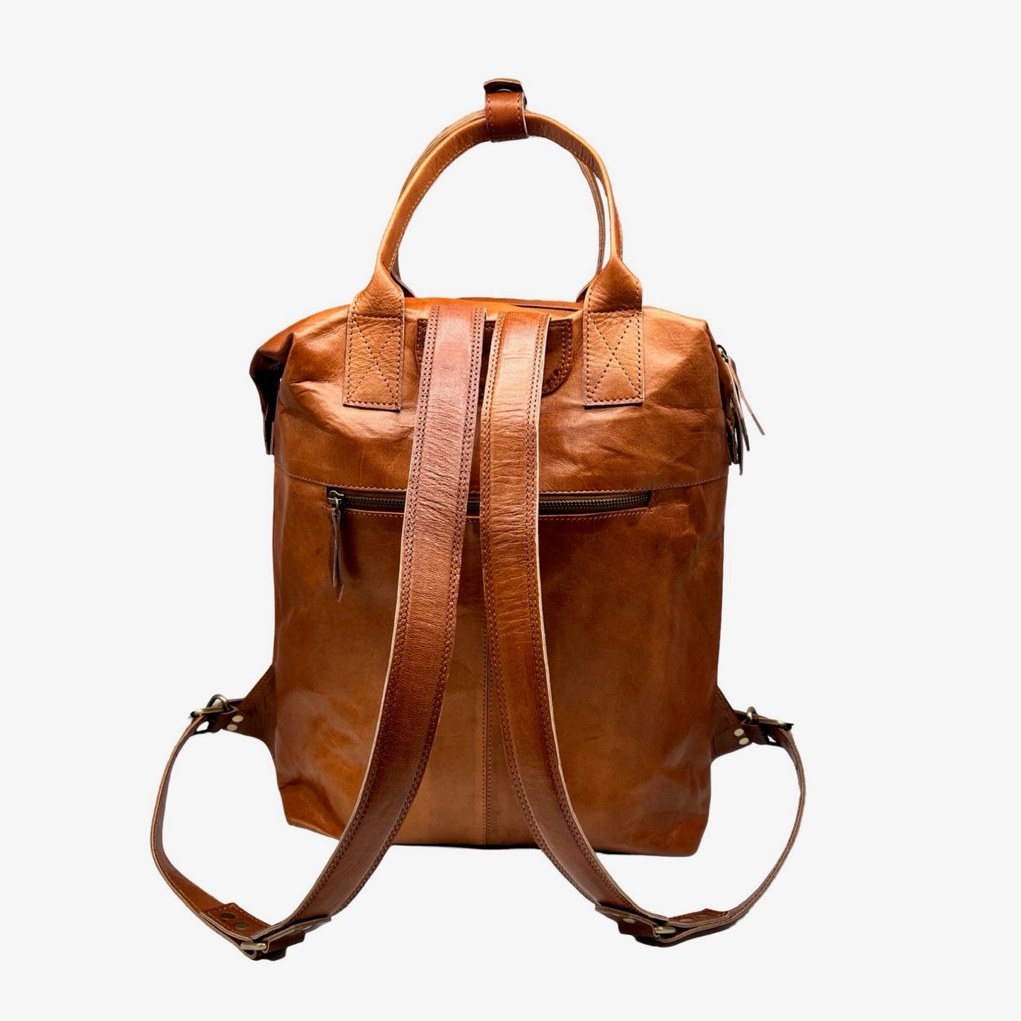 SAC A DOS  CUIR LARGE JINNA