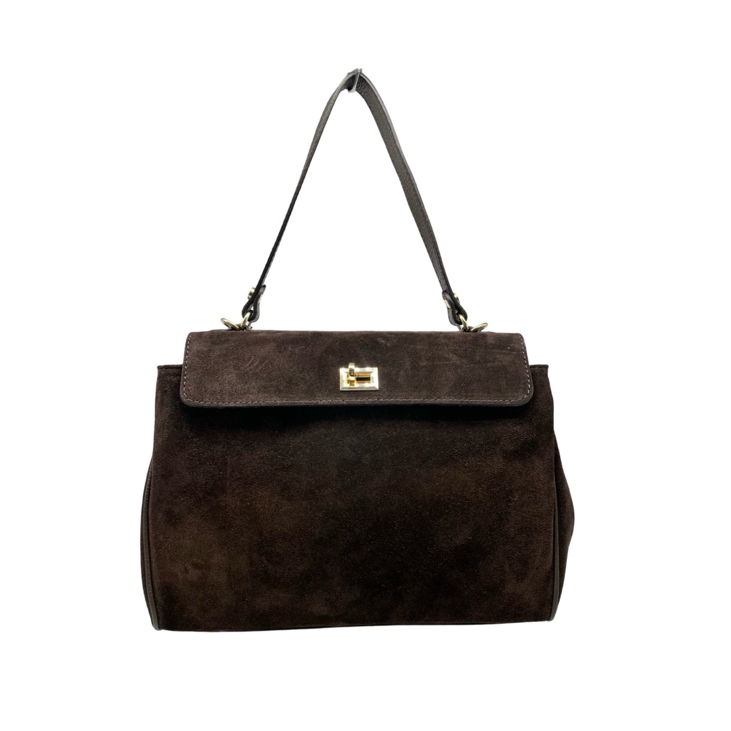 SAC MAIN CUIR SUEDE BERNARD