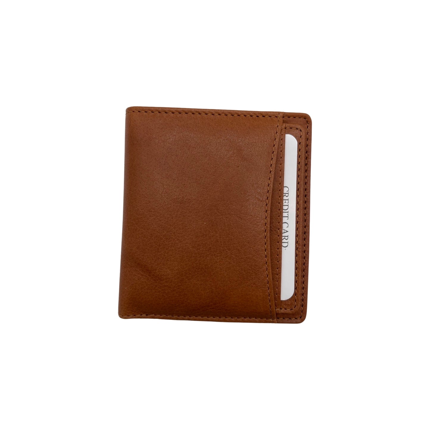 PORTE FEUILLE CUIR SAUVAGE FELIX CAMEL