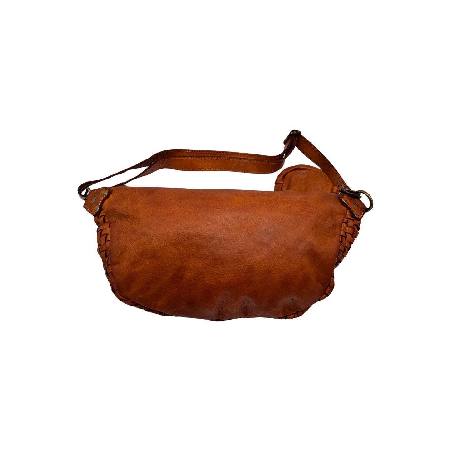 GÜRTELTASCHE AUS GEWASCHTEM AMBRA-KAMELEDER