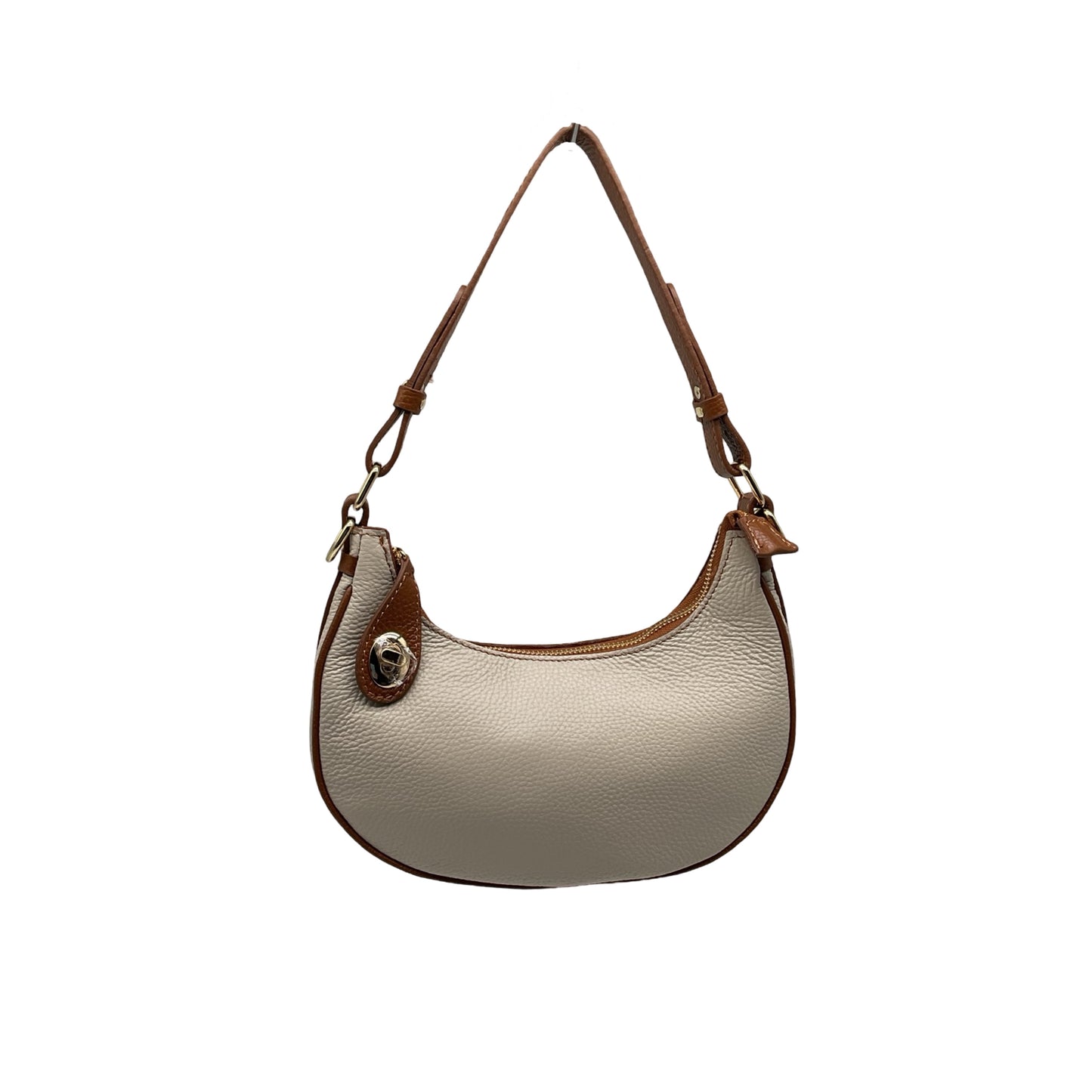 SAC DEMILUNE CUIR GRAINE JOEL