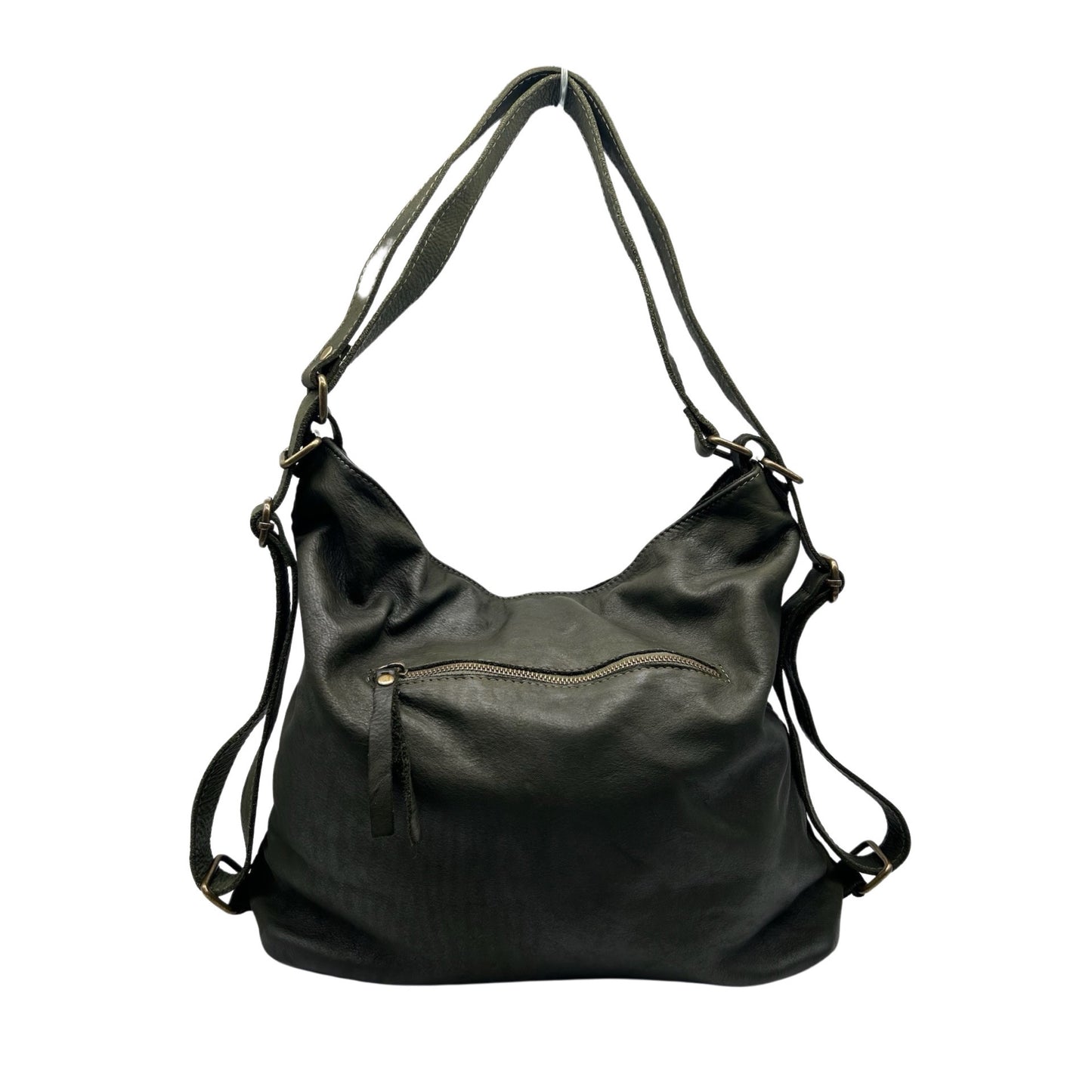 RUCKSACK AUS GEWASCHTEM NOEMIE-LEDER
