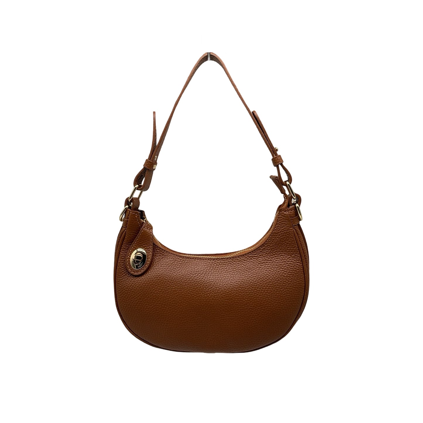 SAC DEMILUNE CUIR GRAINE JOEL