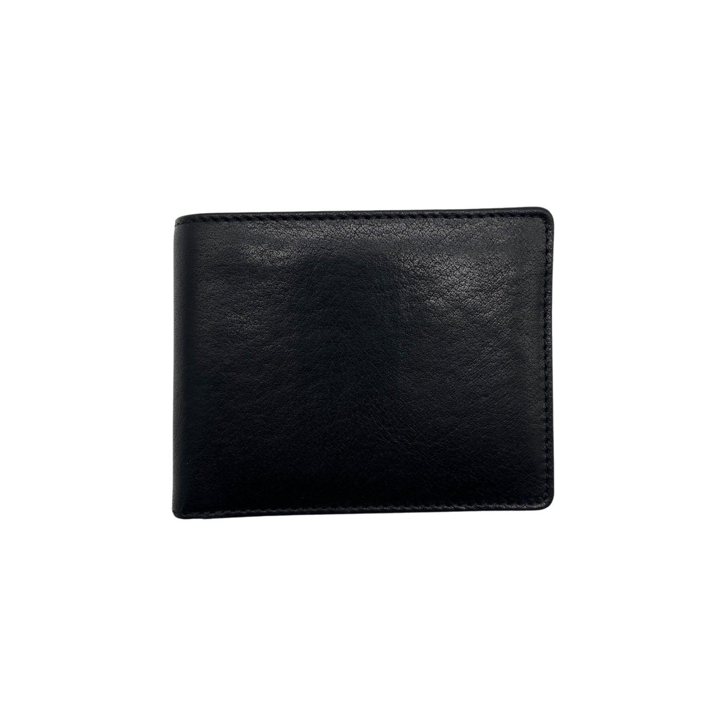 PORTE FEUILLE CUIR SAUVAGE MATHIEU NOIR