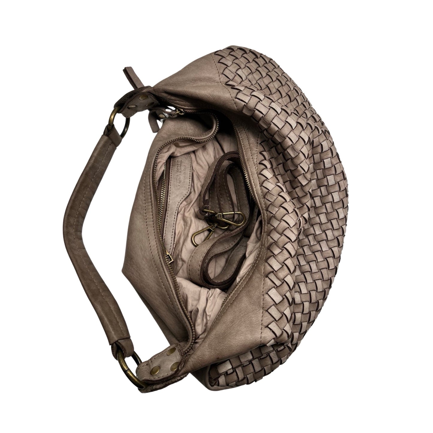 SAC EPAULE CUIR WASHED LISON