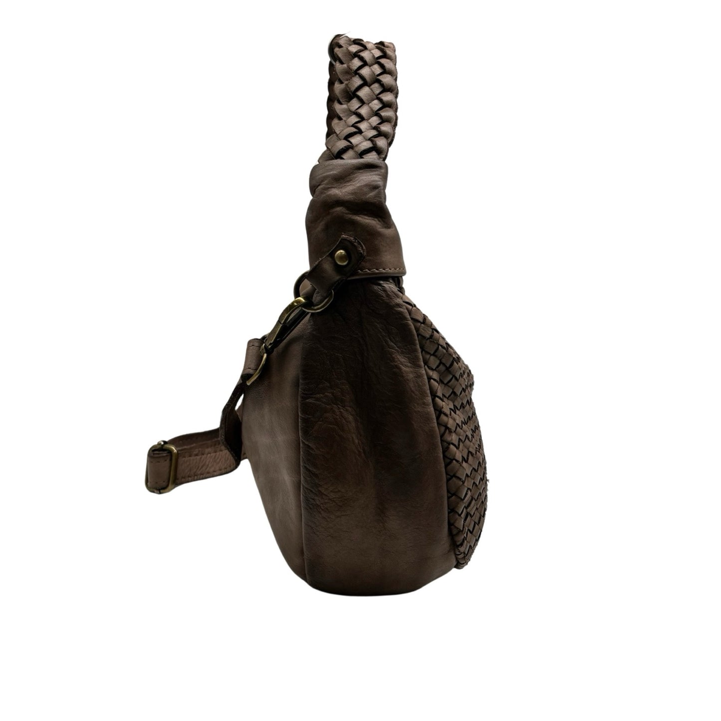 ALICE WASHED LEATHER SHOULDER BAG