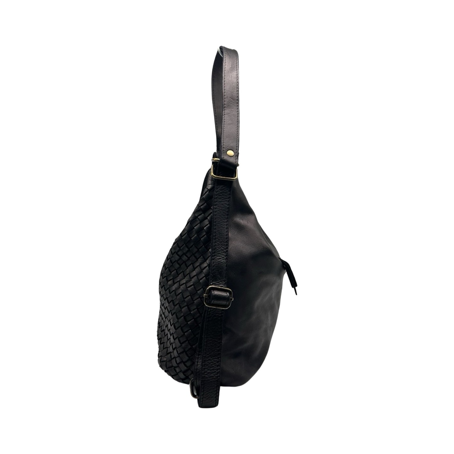RUCKSACK AUS GEWASCHTEM NOEMIE-LEDER