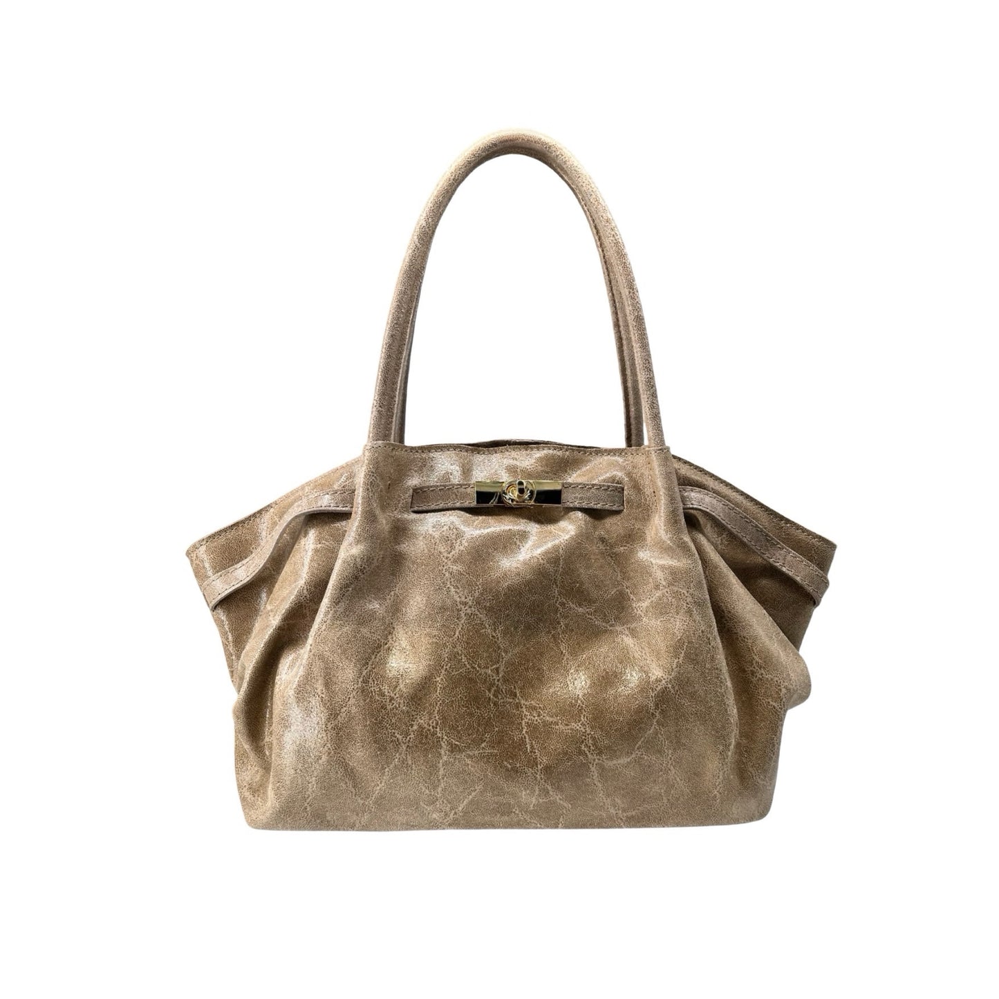 SAC SHOPPING CUIR BROSSE JANNET