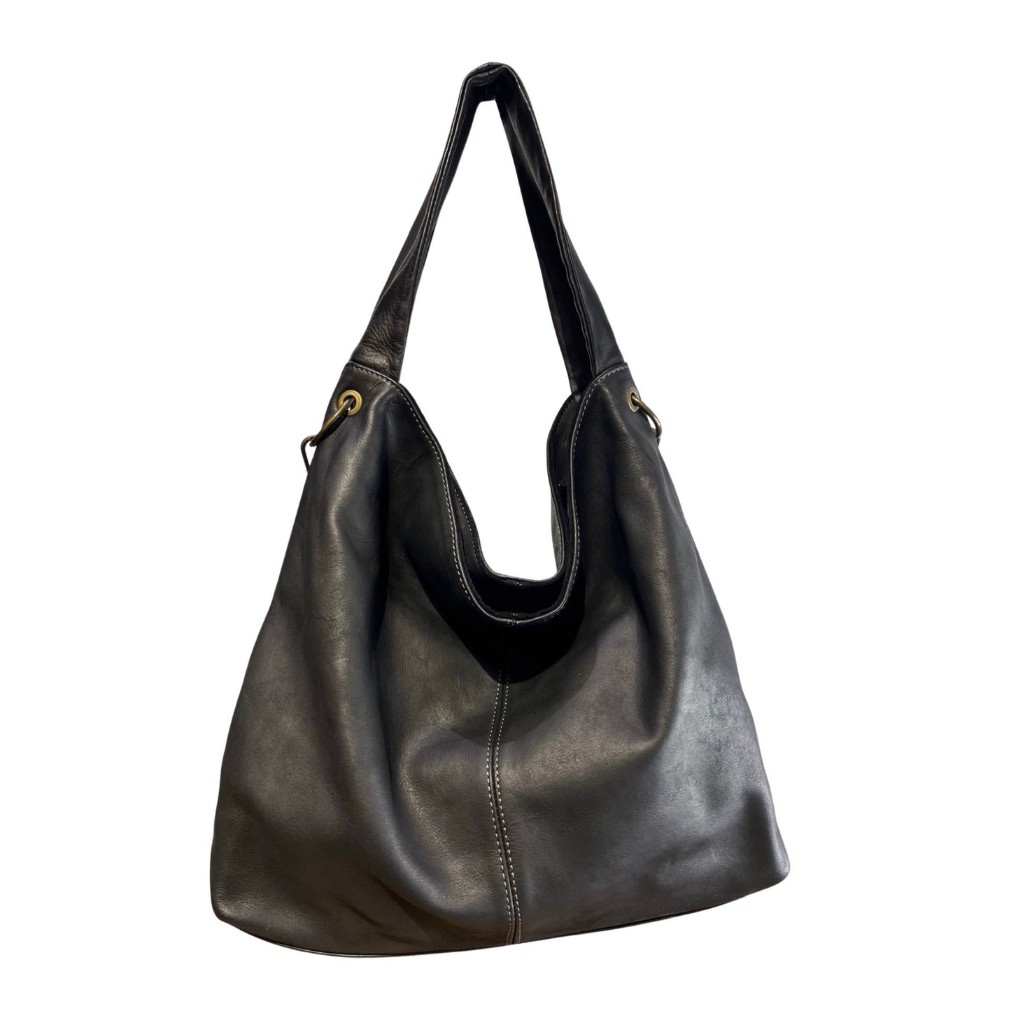 SAC EPAULE CUIR WASHED MERCEDES