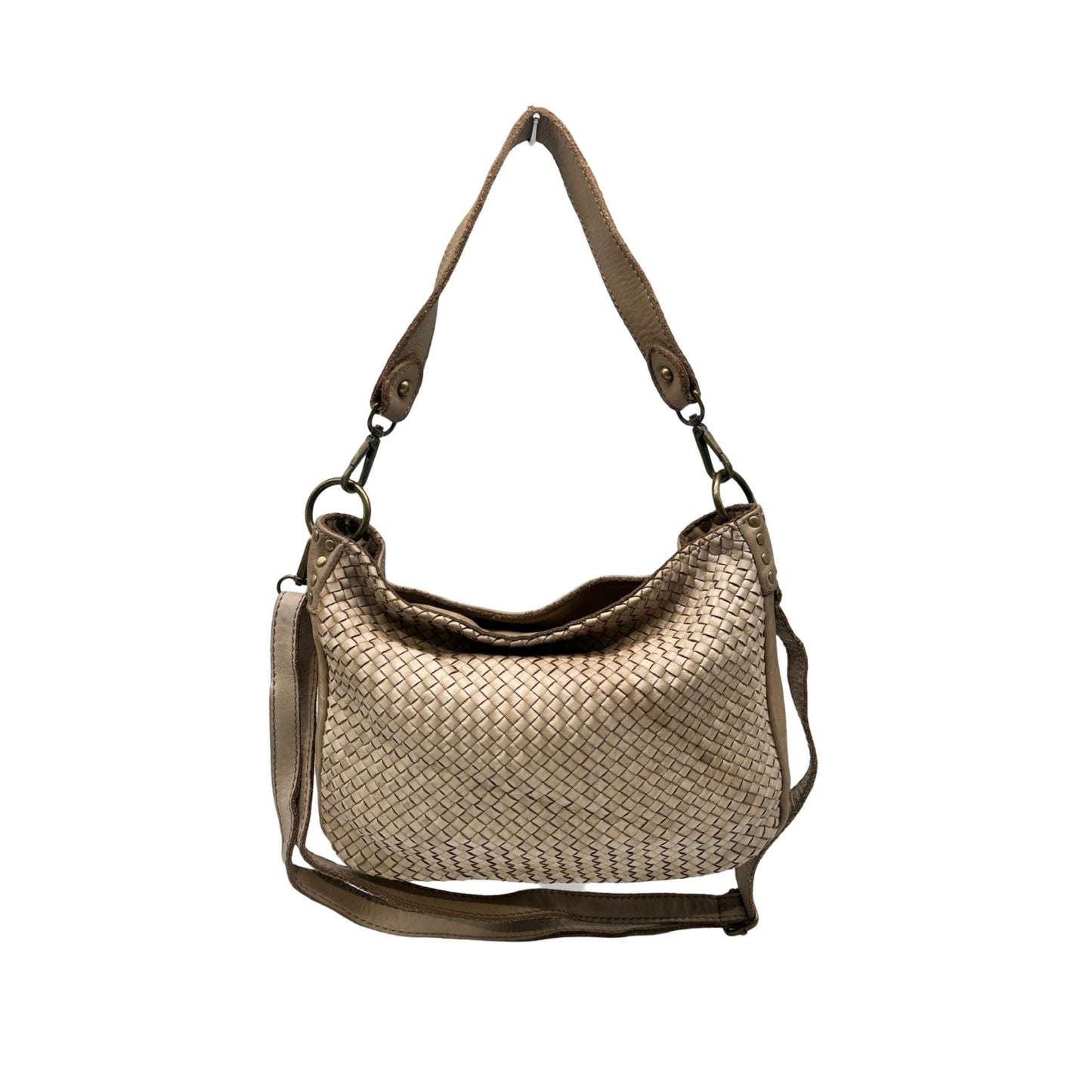 SAC EPAULE CUIR WASHED NAIA