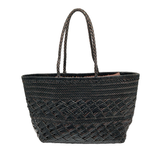 SAC SHOPPING CUIR TRESSE CROISE  BIG