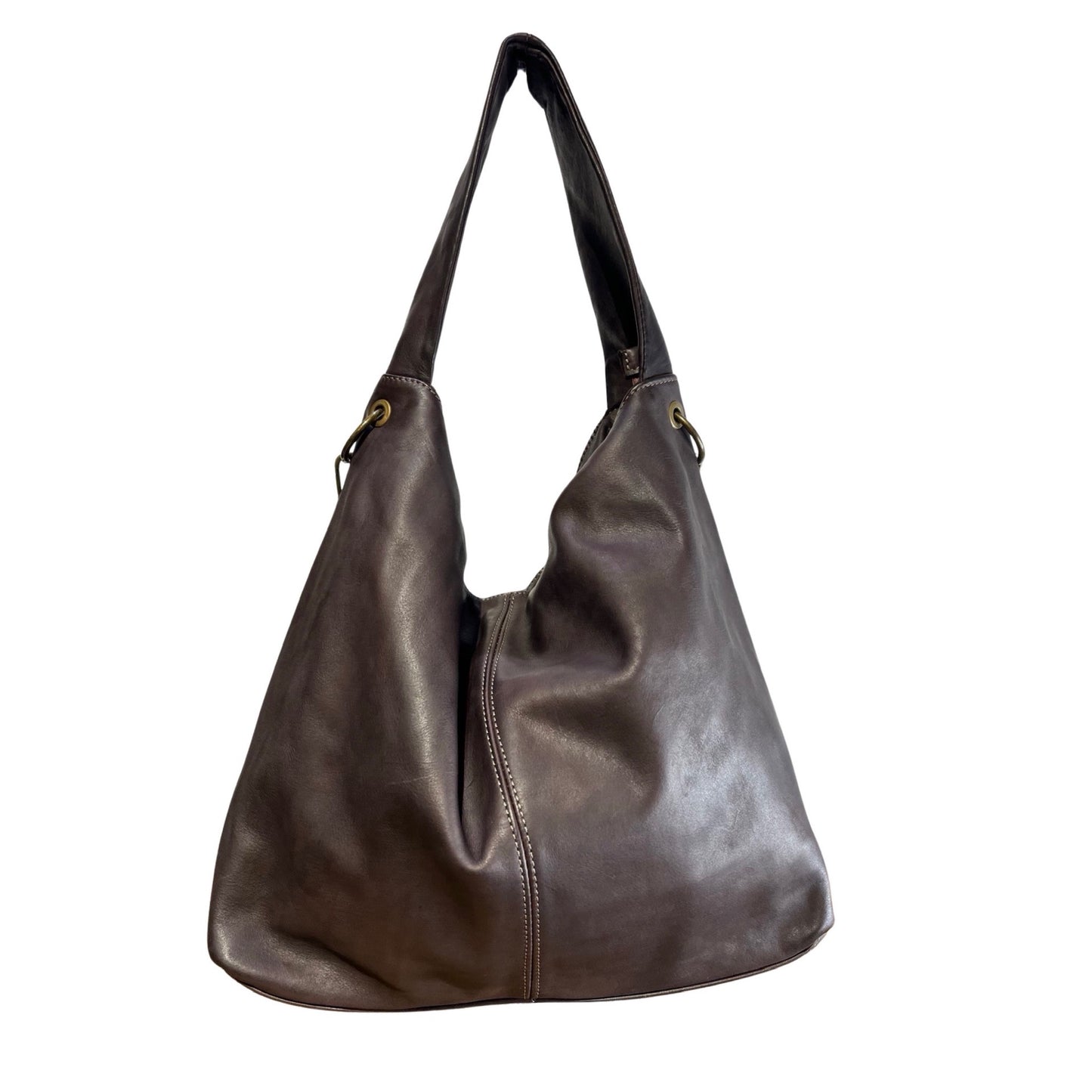 SAC EPAULE CUIR WASHED MERCEDES