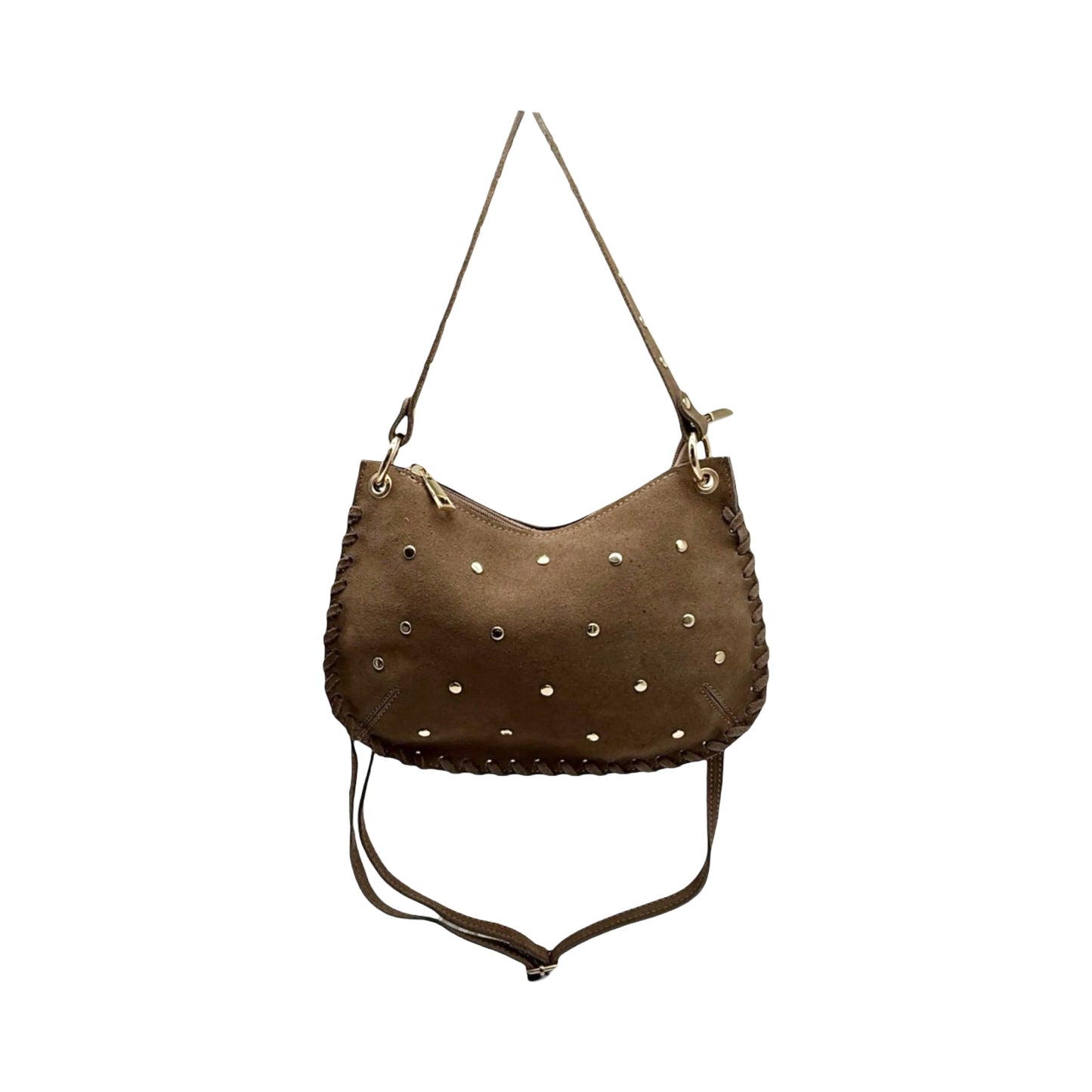 SAC CLOUTE CUIR SUEDE LOANA