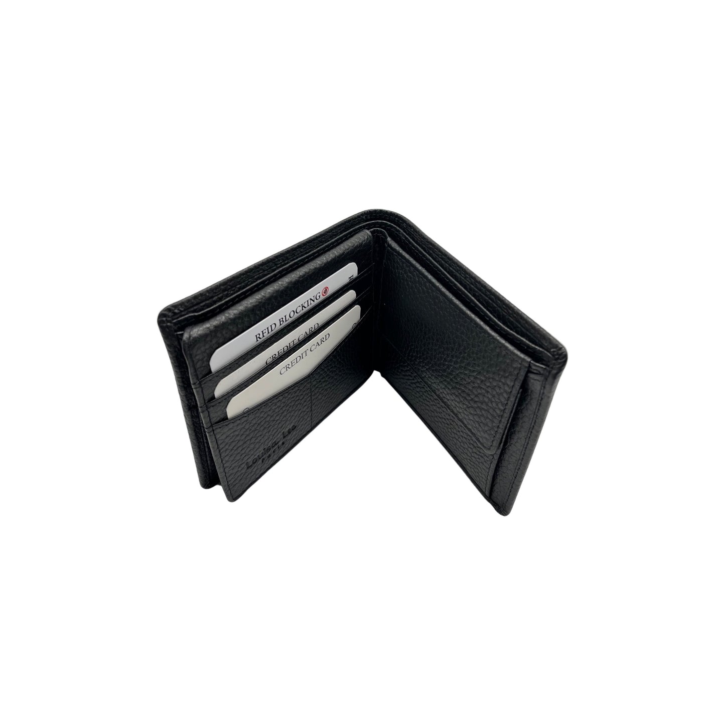 PORTE FEUILLE CUIR GRAINE TOM NOIR