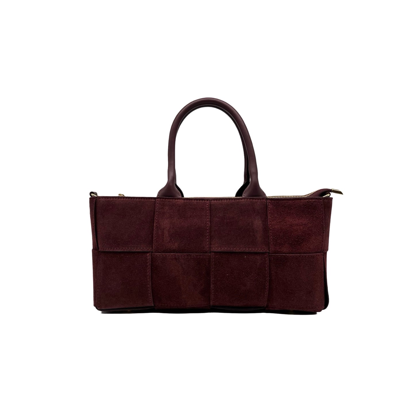 SAC MAIN CUIR SUEDE RECTA