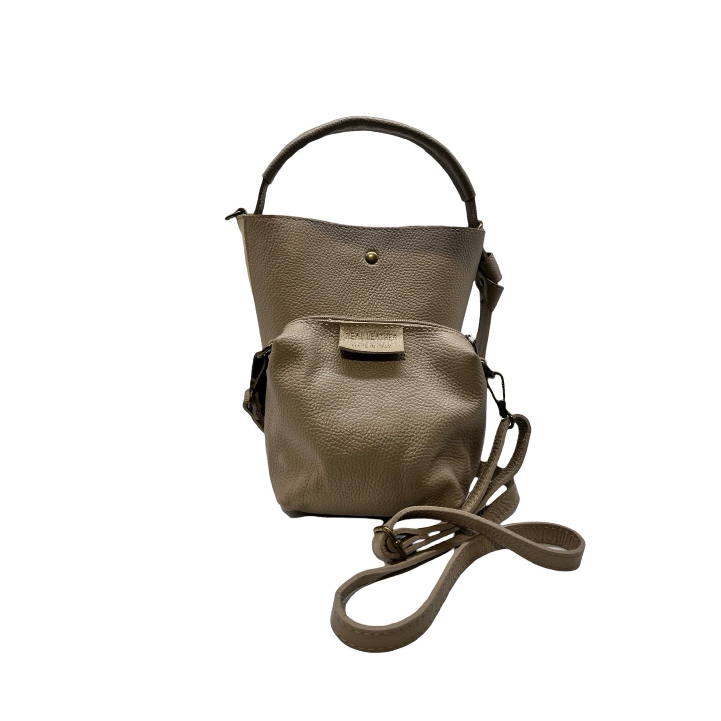 SAC MAIN CUIR GRAINE LENINE