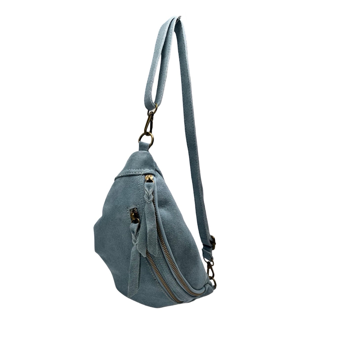 SAC BANANE CUIR DAIM MM