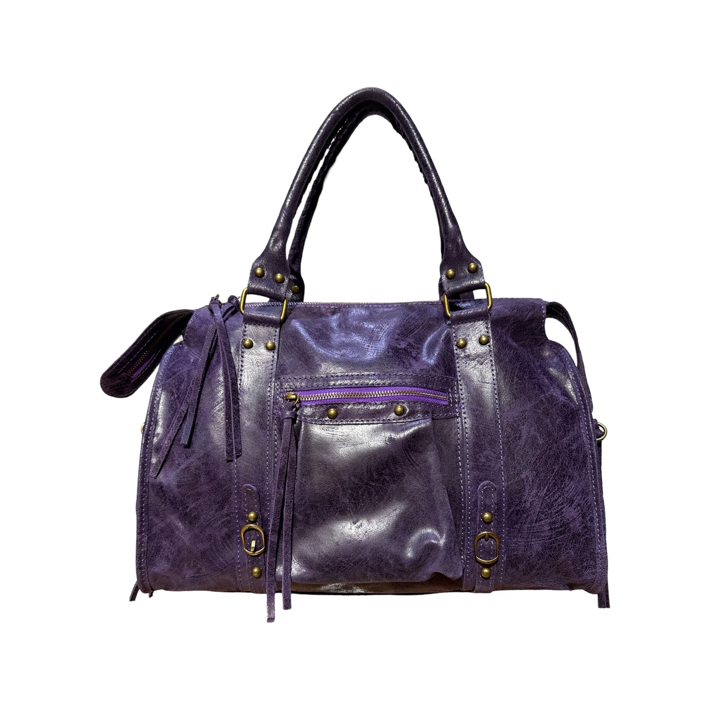 SAC A MAIN CUIR MATE CAPUCINE LARGE