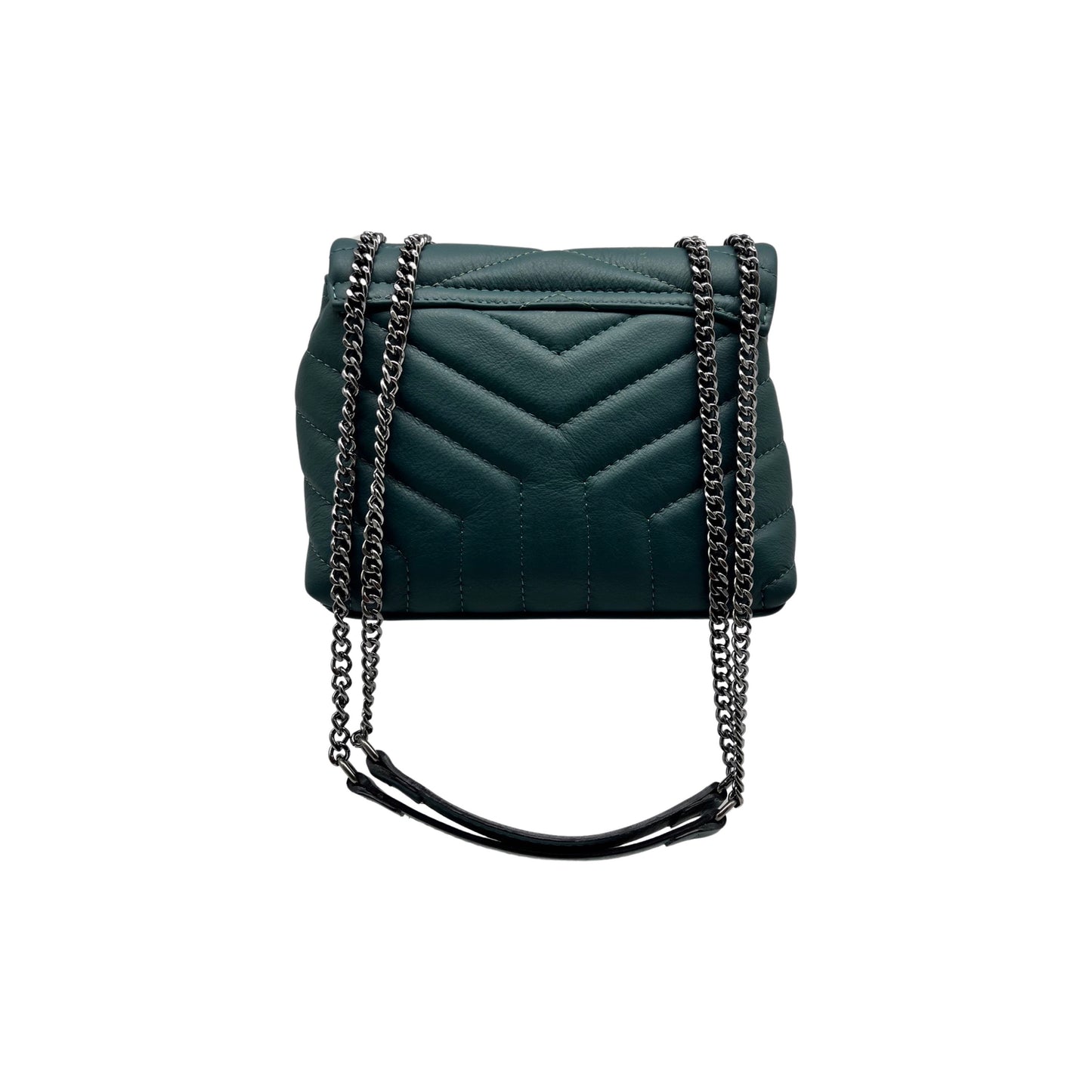 SAC CUIR MATELASSE DIANE VERT