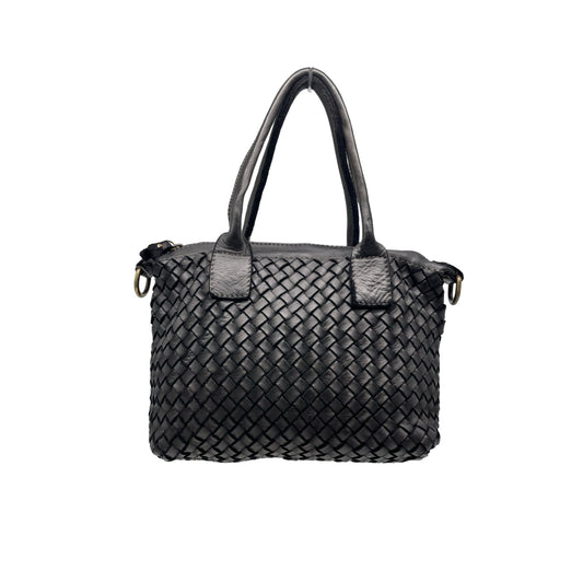 SAC MAIN CUIR WASHED MANILA