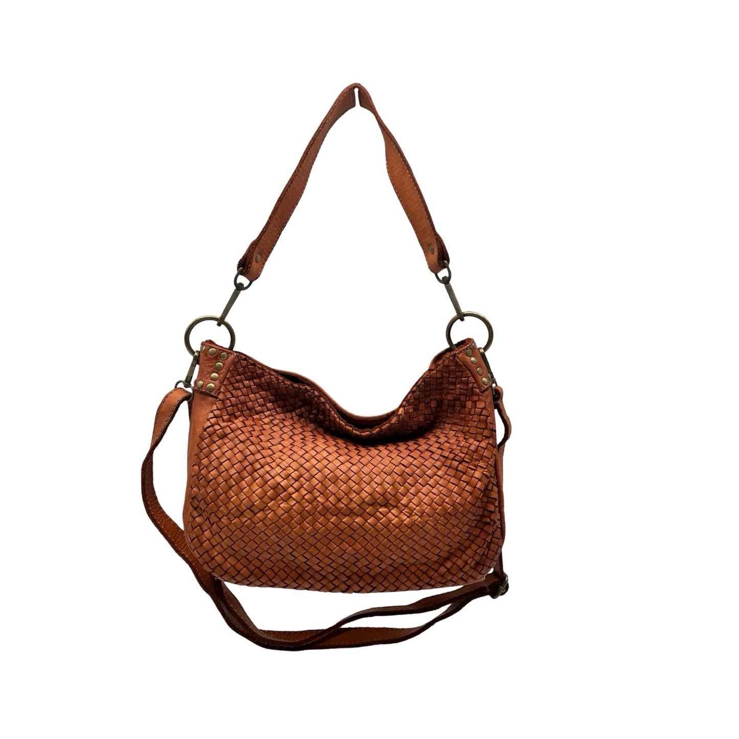 SAC EPAULE CUIR WASHED NAIA