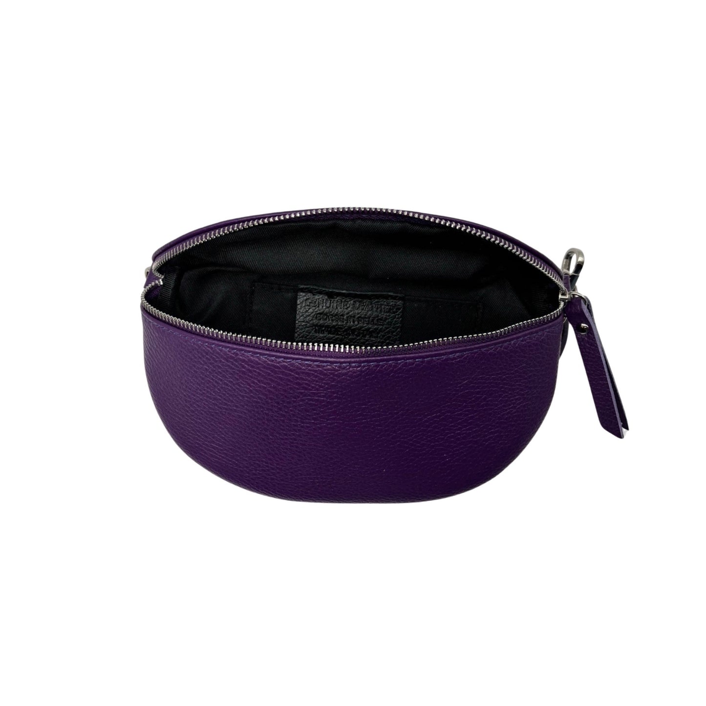 SAC BANANE CUIR GRAINE PETITE 22CM