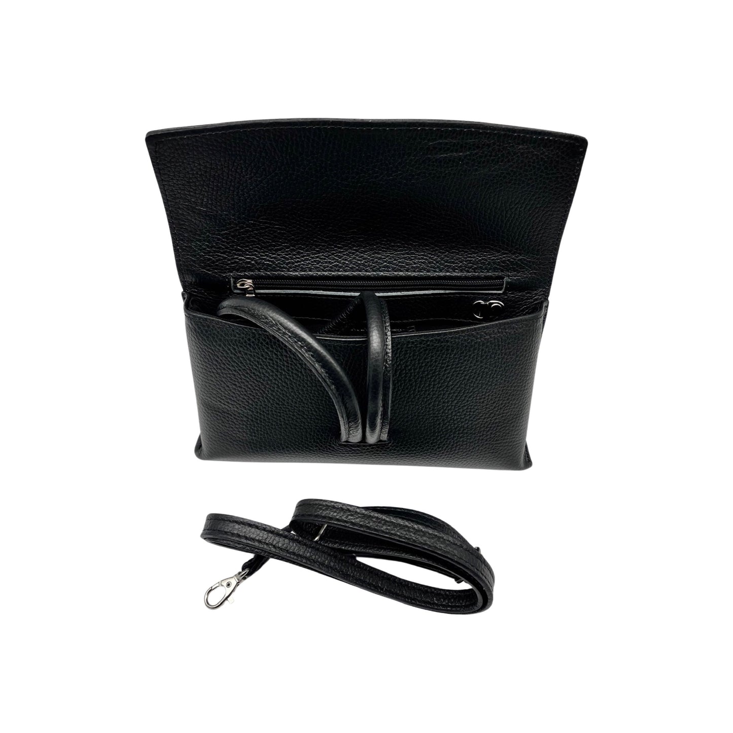 FELICIE LEATHER POUCH BAG