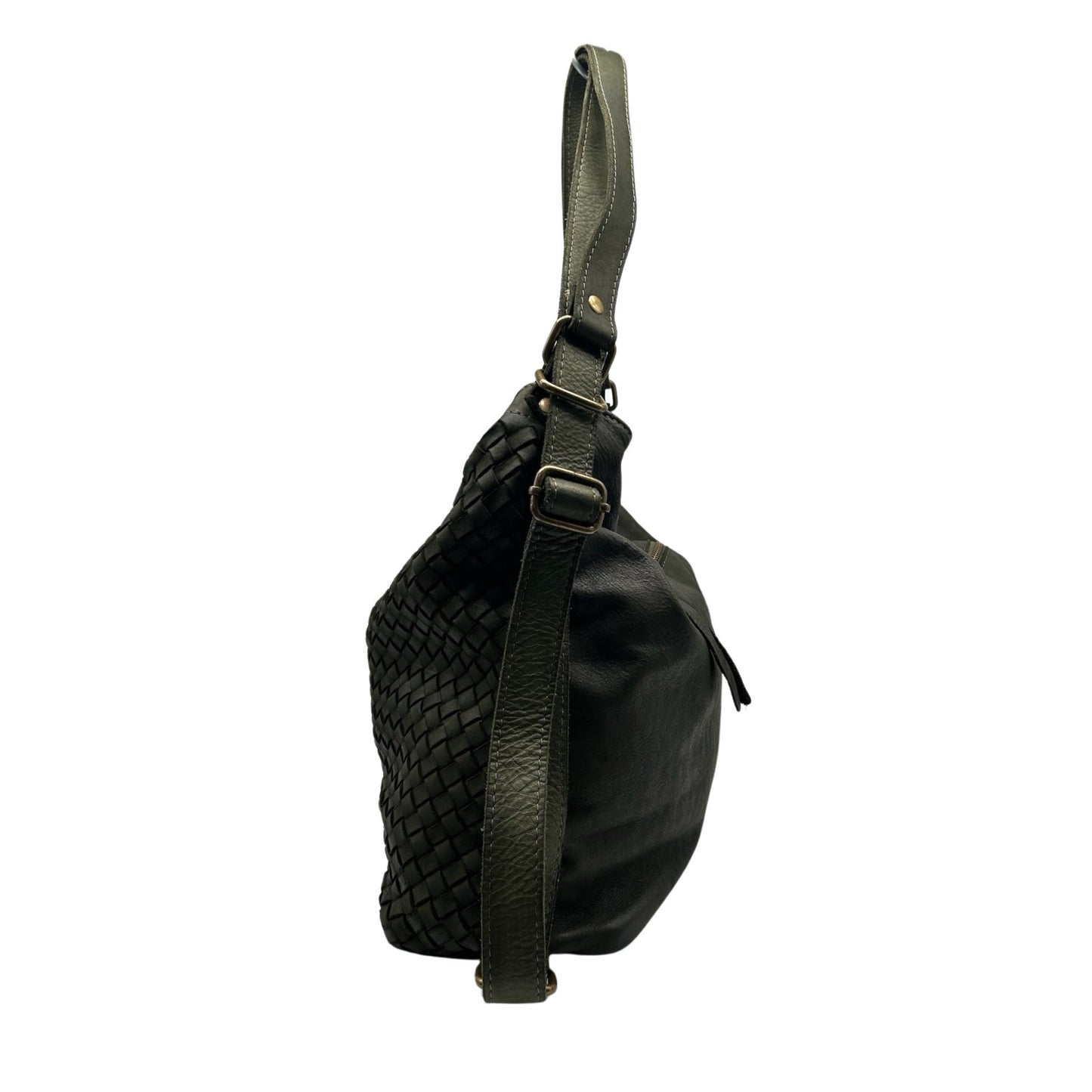 RUCKSACK AUS GEWASCHTEM NOEMIE-LEDER