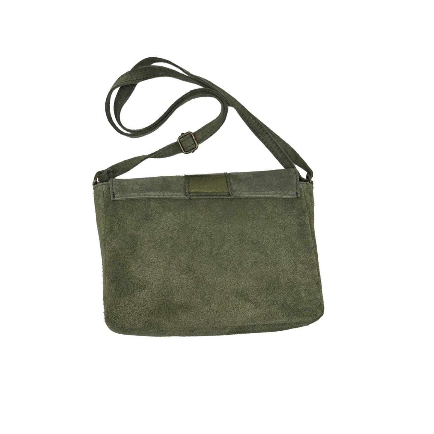 RÖMISCHE UMHÄNGETASCHE AUS WILDLEDER