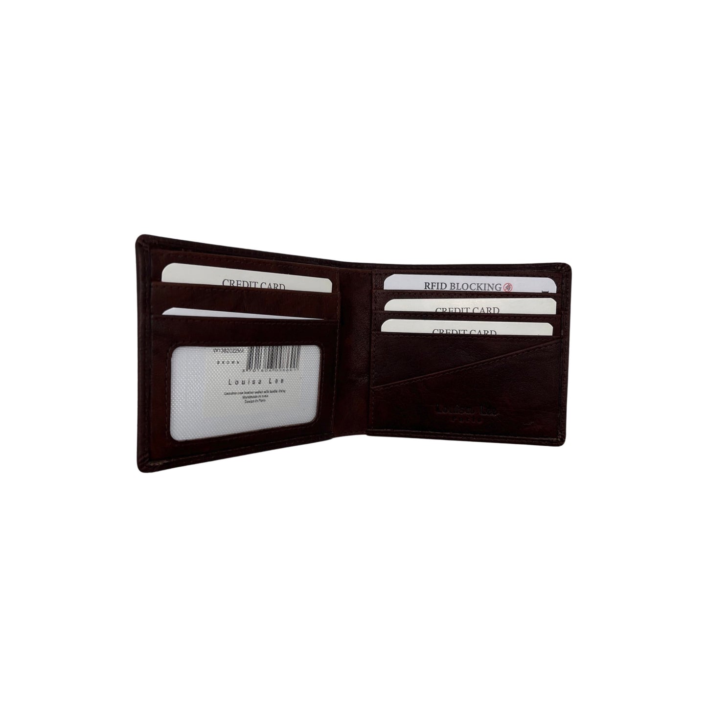 PORTE CARTE CUIR SAUVAGE PAUL MARRON