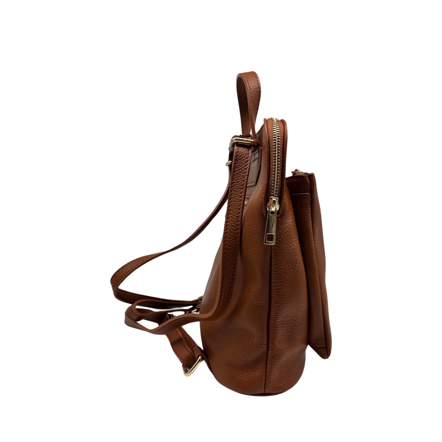 CRISTINA KAMEL-RUCKSACK AUS genarbtem Leder