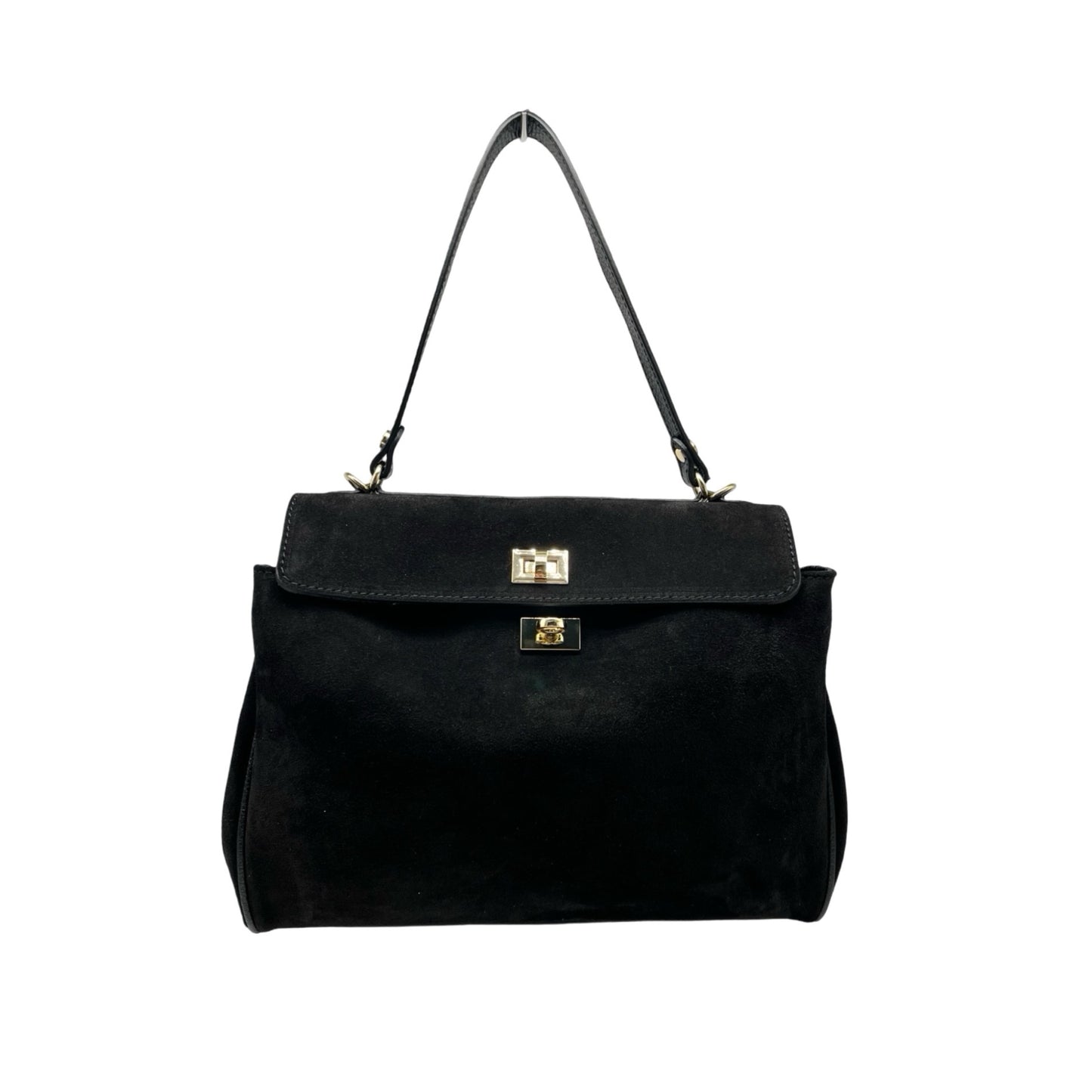 SAC MAIN CUIR SUEDE BERNARD