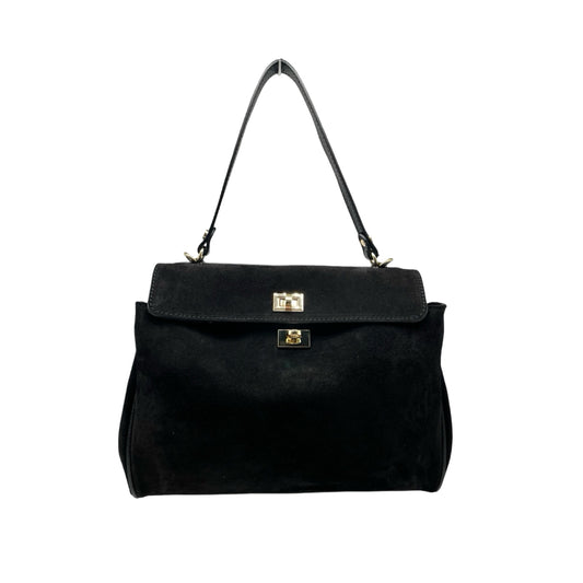 SAC MAIN CUIR SUEDE BERNARD