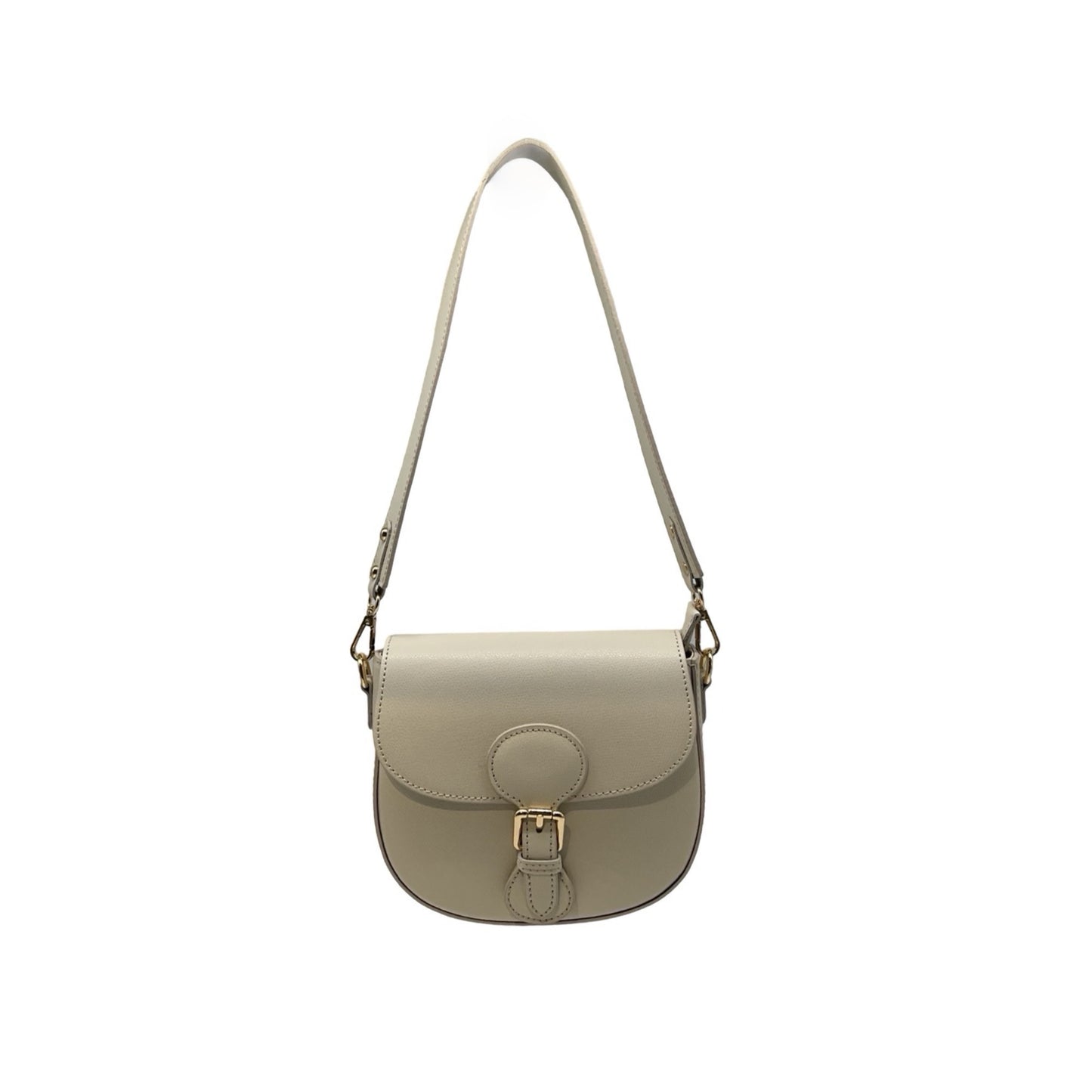 SAC BANDOULIERE CUIR SESAME LEONINE